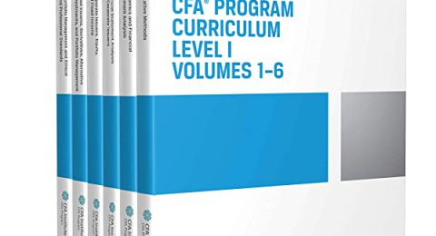 CFA Program Curriculum 2022 - Level I - Volumes 1-6