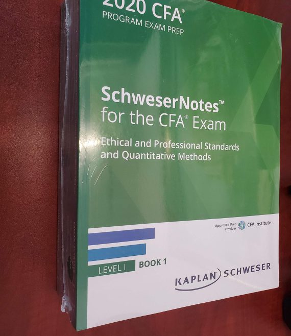 Schweser, Kaplan - CFA 2020 - Level 1 SchweserNotes Books (1)